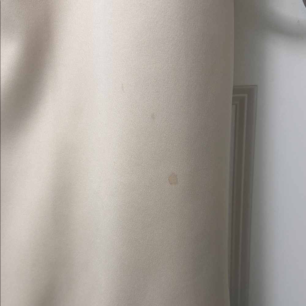 House of CB Blush-Beige Slip Midi Dress with Beaded Hem - Picture 3 of 5